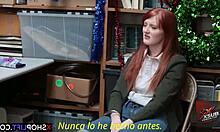 Redhead Thief Fucked with Spanish Subtitles