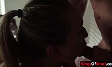 Hey, that foreign step sister gave him a blowjob right in the pool!