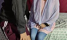 Cheating on my girlfriend, I hook up with my hot virgin redhead step sis behind the scenes