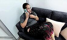 madrastra descubre que su hijastro se folla a su mejor amiga - historia completa - porno en español