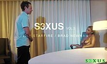 Lily starfire explores tight pussy with brad newman in interracial scene