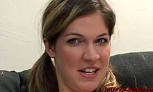 renee jordan nervously unwraps a big black package