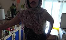 Super hot cuckold wife makes her hairy mature pussy squirt like a fountain