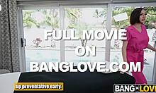 Massaging Brickzilla's big dick with Blaire Johnson