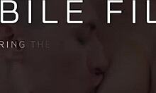 Blonde girl prevails with passion in deepthroat and kissing