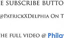 cute sis with glasses handles two big cocks