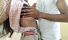 Indian Student Fucks School Girlfriend!