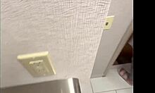 Tiktoker la paisa pauses live stream for quick hardcore doggystyle fuck with fan in hotel bathroom