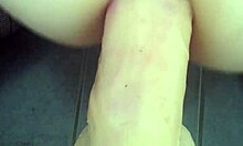 Dildo stretching ass