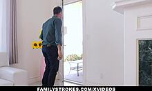 Big tit teen stepdaughter fucks and orgasms on stepdaddy's huge cock 😍