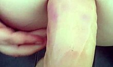 Dildo stretching ass