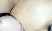 Horny amateur gets hard anal from monster cock in doggystyle