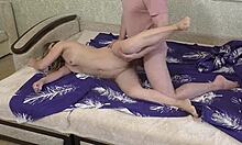 Milf sucks dick, gets cum on ass after sex