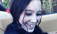 black hair teen 18+ with big natural saggy tits pick up and talk to fuck by older guy?