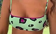 Look At This Hot Brazilian Teen's Pussy Jumping Out!