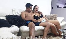 Watching Movies Together? She Starts Sucking My Dick!