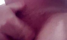 Pregnant blonde girlfriend feels pleasure in golden shower