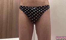 I Masturbating In Miniskirt Boots Polka Dot Panties Secretgakuen