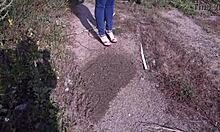 Best Outdoor Pissing Powerful Urine Stream In Amateur Compilation