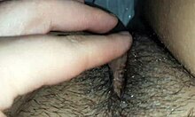 she tickled her big clit until orgasm