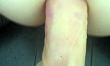 Dildo stretching ass