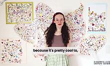 About My Sticker Collection With Girlfriend In Voyeur Backstage