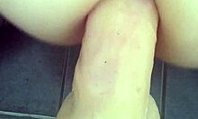 Dildo stretching ass