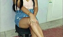 sol is a sexy virgin latina who loves to wear miniskirts and high heels