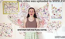 About My Sticker Collection With Girlfriend In Voyeur Backstage