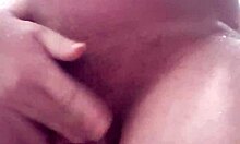 Pregnant blonde girlfriend feels pleasure in golden shower