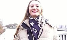 Blonde Tall Girl Julia Maze in Cheating Casting Fuck