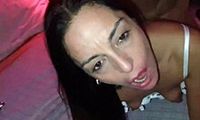 Slut Wife Rides Shemale Cock While Husband Watches Part 2