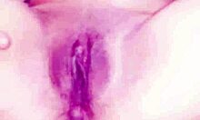 He fingers my tight pussy until I cum hard and get soaking wet.