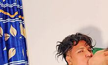 Guy enjoys threesome sex with two hot horny women