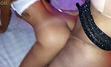 Slut Wife Rides Shemale Cock While Husband Watches Part 2