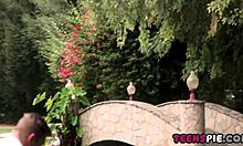 cute girl sophia sterling letting a total stranger creampie