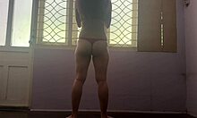 Fine Big Ass Girl Workout At Home