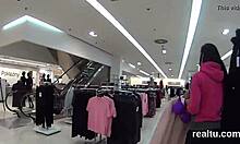 Striking Czech Cutie Fucked In Mall POV