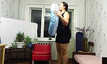 Milf looner blows up beach circles with fetish vibes 😍