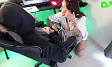 My sexy stepsister prevents me from learning trading with her big ass and rough anal.