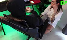 My sexy stepsister prevents me from learning trading with her big ass and rough anal.