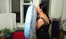 Milf looner blows up beach circles with fetish vibes 😍