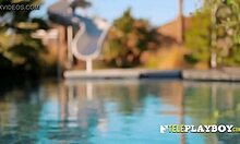 im massagin the booty of a petit 18+ sexy swinger brunett durin a wild orgy