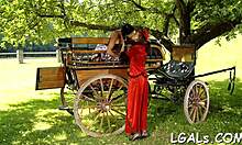 Two Petite Teens Engage In Mutual Touching With Toys