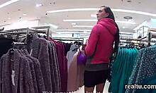 Striking Czech Cutie Fucked In Mall POV