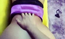 Pretty Mexican Student in Lingerie Clip