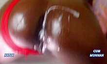 Hot compilation of anal cumshots and creampies in red panties