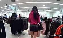 Striking Czech Cutie Fucked In Mall POV