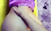 Pretty Mexican Student in Lingerie Clip