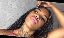 Ebony Beauty from France Giving Jerk Off Instructions